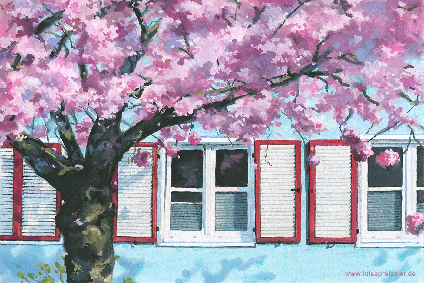 Cherry Blossoms - Original Painting